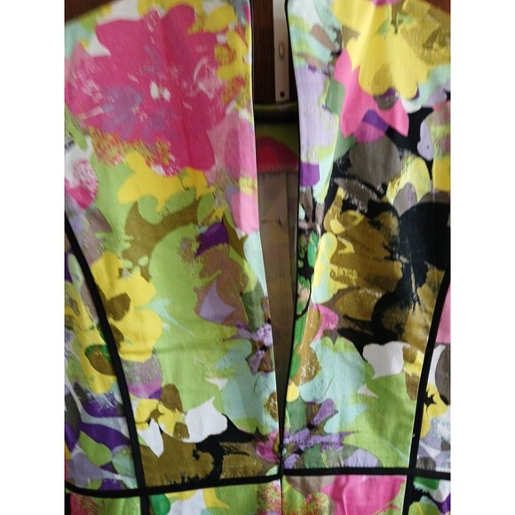 Calvin Klein Dress Womens 6 Watercolor Floral Sleeveless Sheath Artsy Career - Picture 14 of 16
